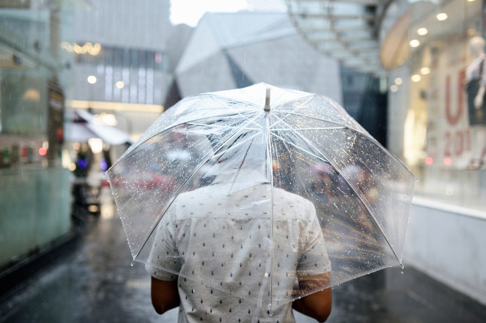 Retailers were hit as heavy downpours caused Brits to stay away from the shops