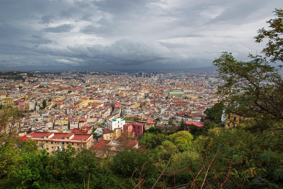 The southern Italian city lies just 12 miles from Campi Flegrei