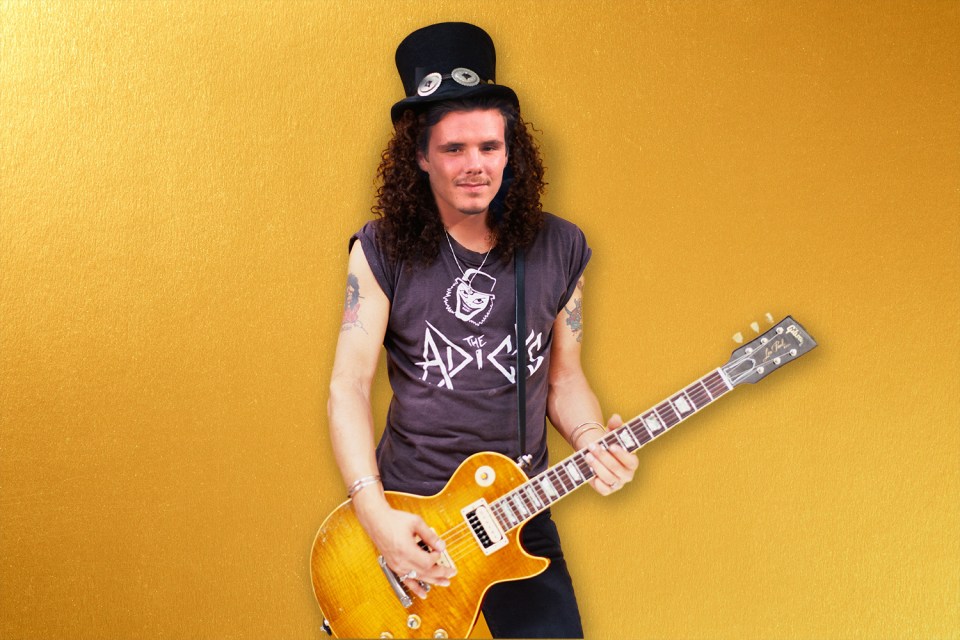 What the guitar fan might look like in our Slash mock-up