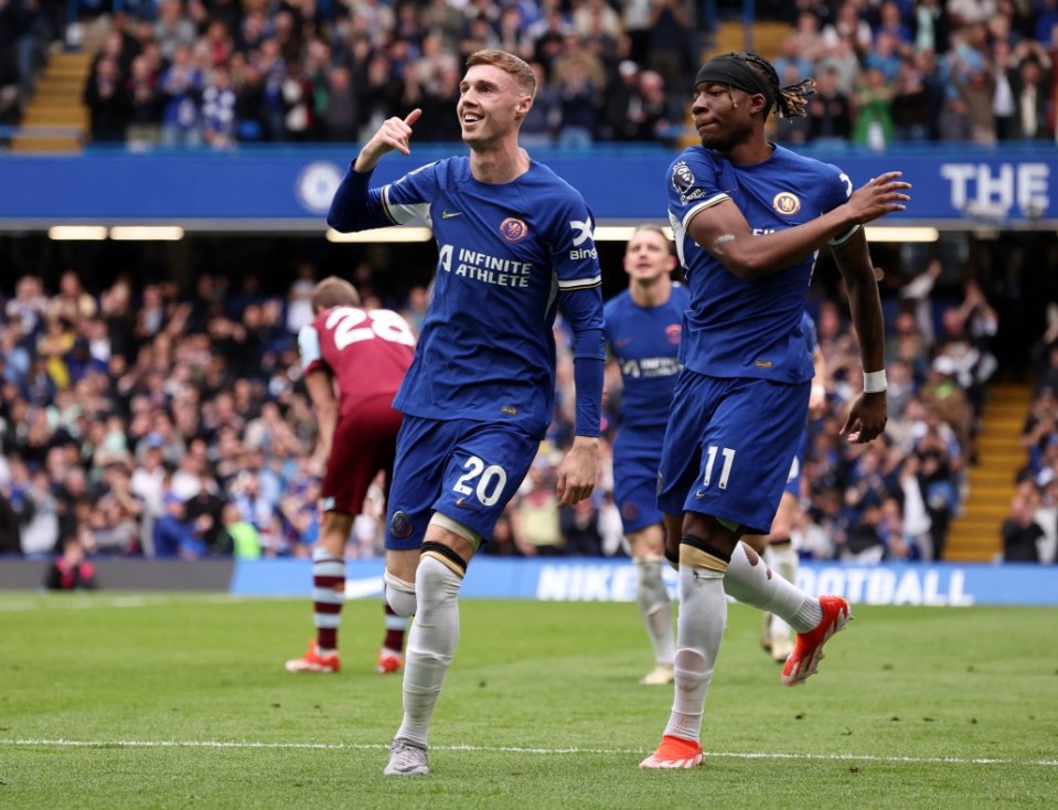 Cole Palmer opened the scoring at Stamford Bridge