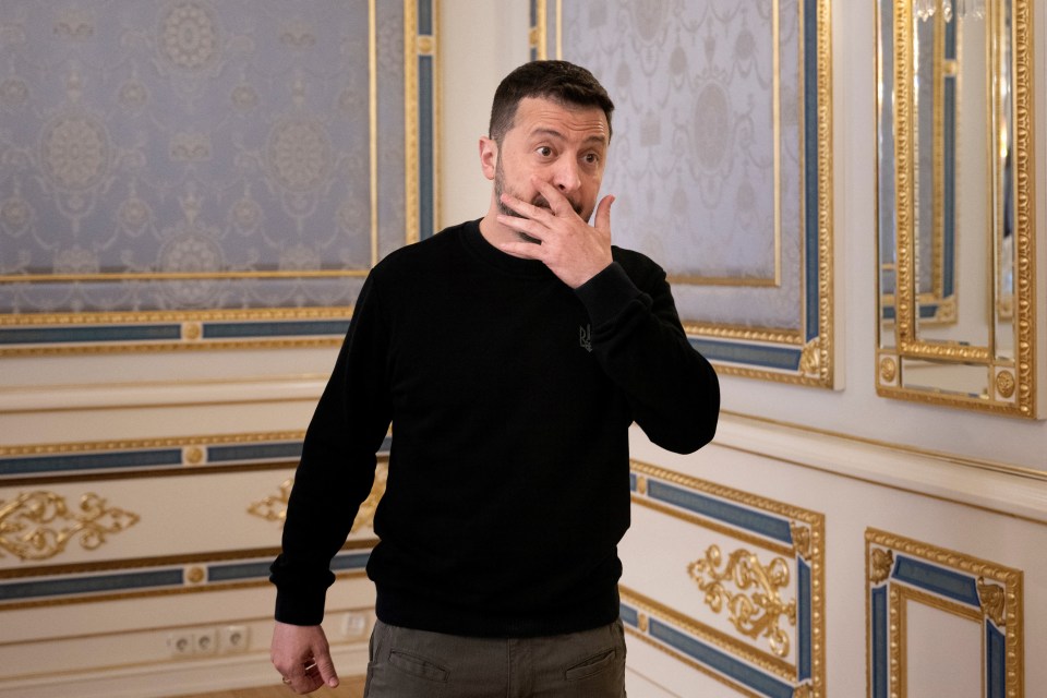 President Zelensky pictured as Ukraine runs out of reserve troops