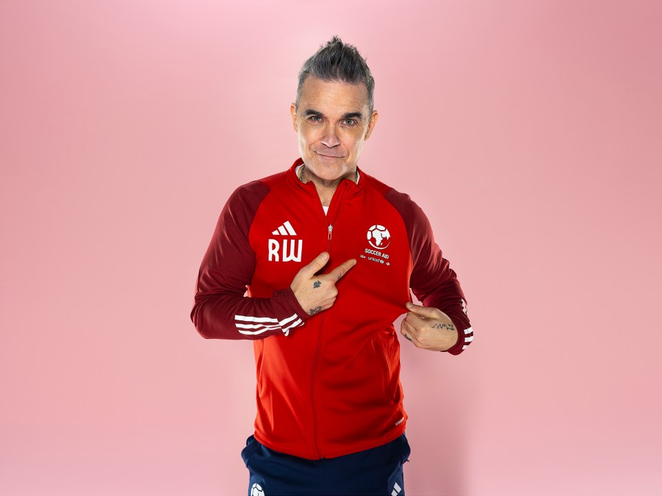 Robbie Williams was the inspiration behind Soccer Aid which began in 2006