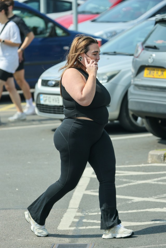 Towie legend Lauren was pictured stepping in out Essex over the weekend