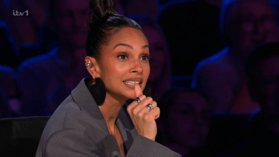 Alesha Dixon remarked that it made her 'uncomfortable'