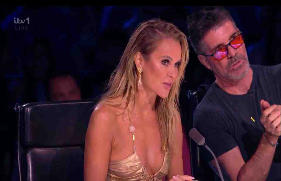 Amanda voted for the choir while Simon opted for the dancing boys