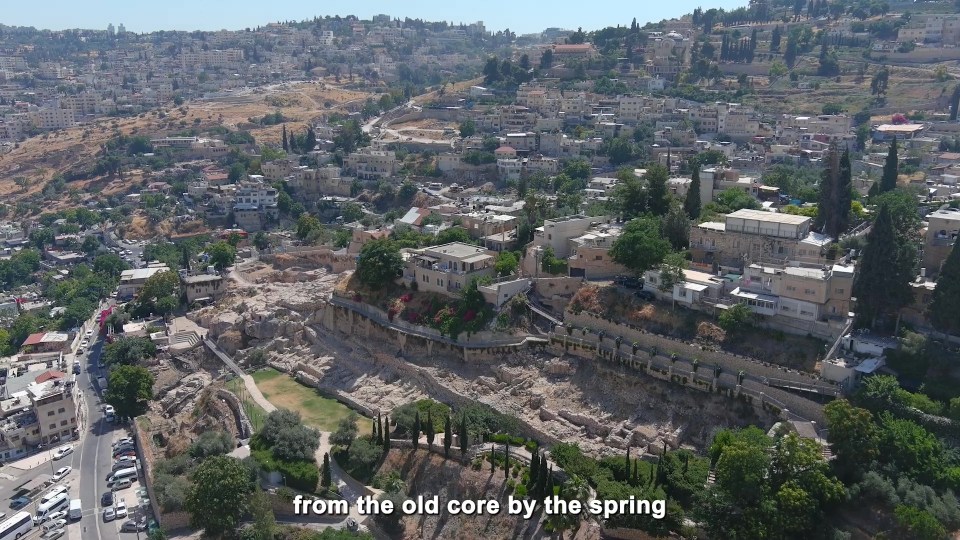 Archaeologists excavated wreckage from the City of David National Park