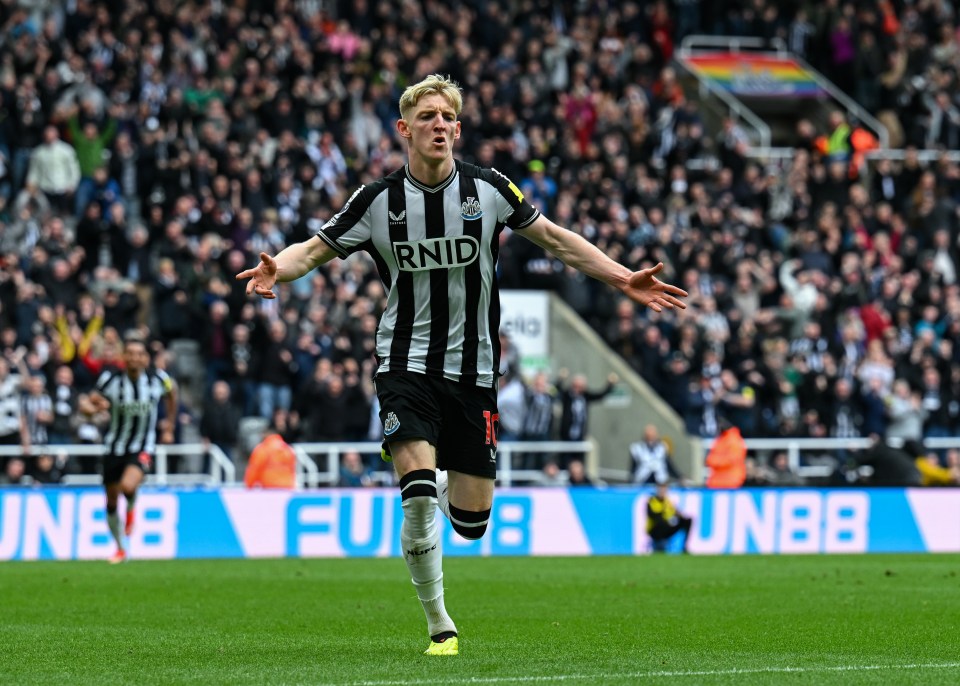 Anthony Gordon has been one of Newcastle’s best players this season