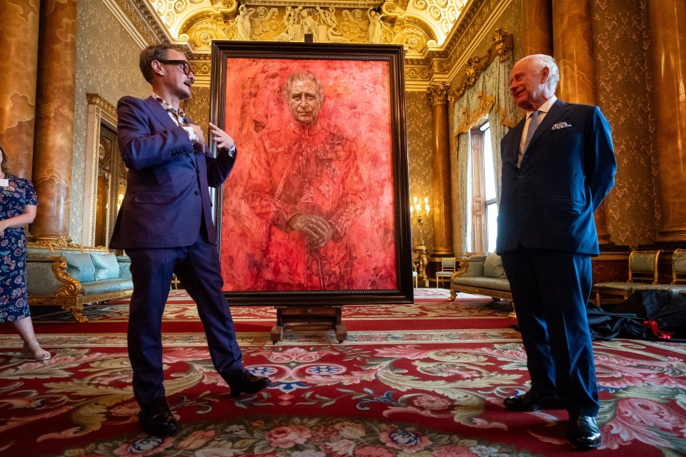 The work was today unveiled at Buckingham Palace