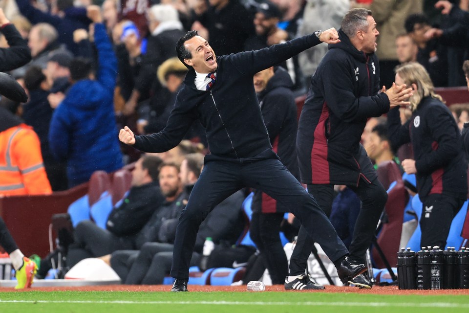 Unai Emery has made Aston Villa contenders