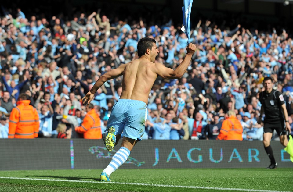 Sergio Aguero's famous late strike earned Manchester City the 2011/2 title on goal difference