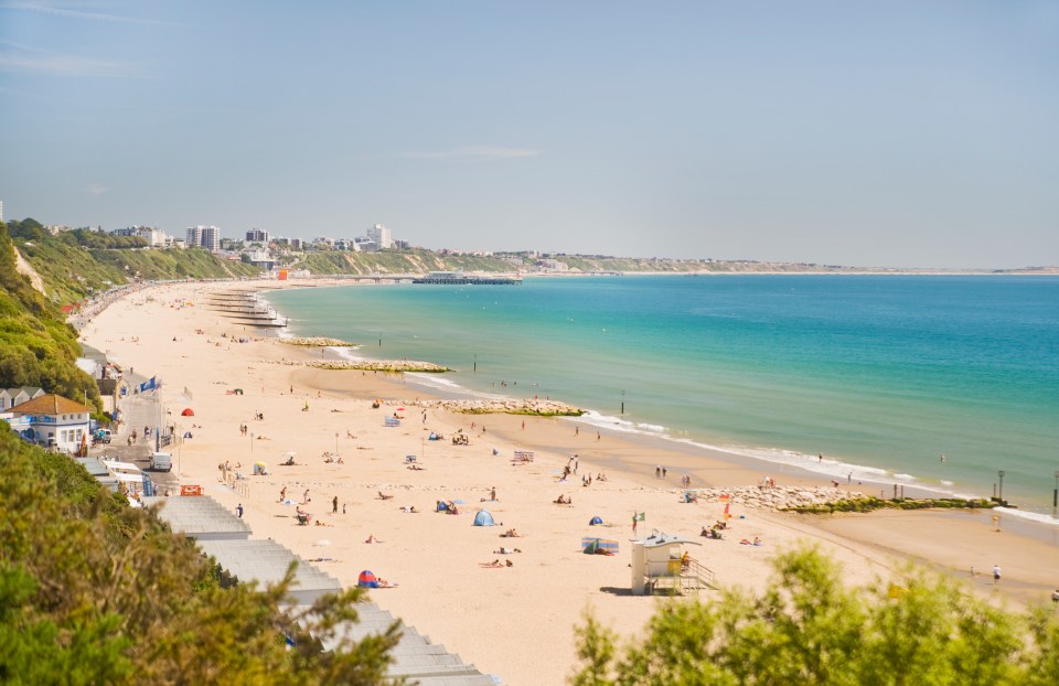 Bournemouth Beach in Dorset