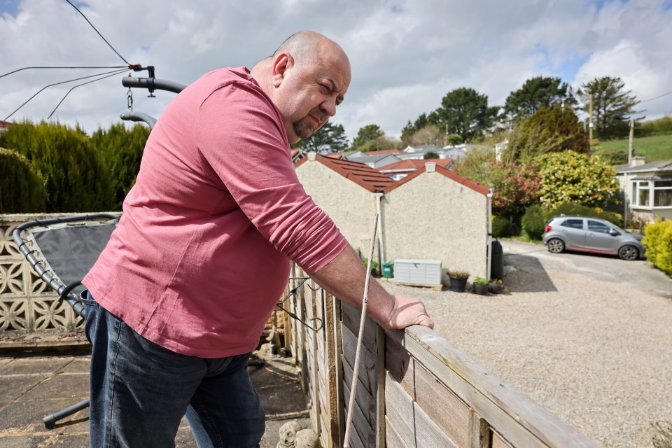 Brian Smith, 57, revealed he wishes he never bought his mobile home in Alfie’s park