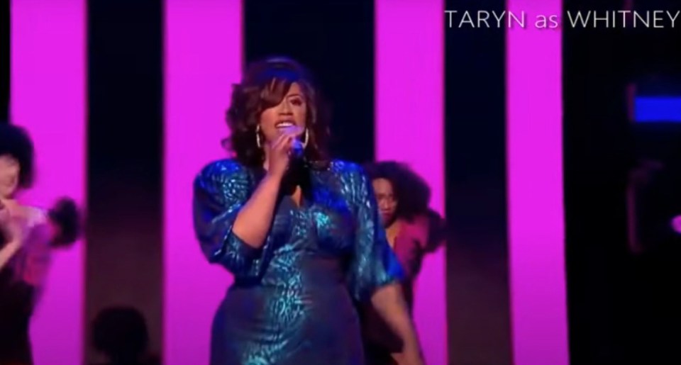 Taryn appeared on ITV show Starstruck as Whitney Houston