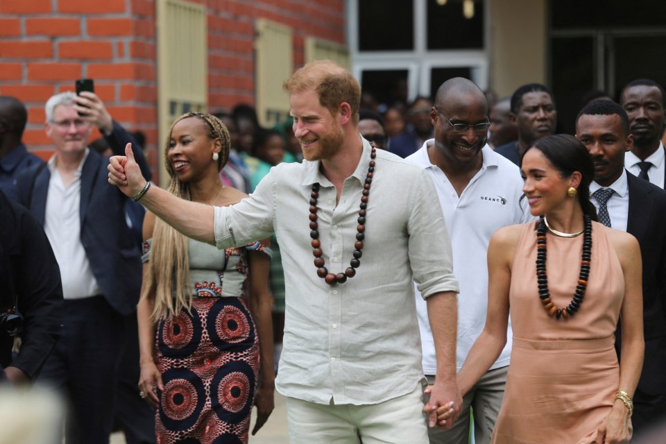 They beamed today as they were welcomed into Nigeria