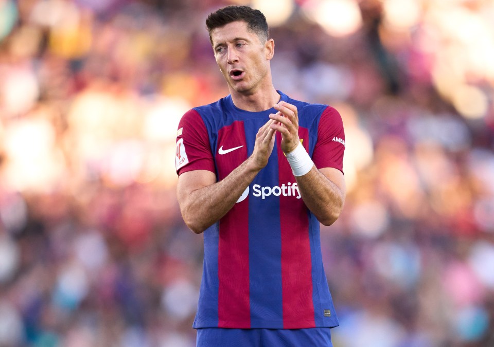 Robert Lewandowski has named his dream five-a-side team