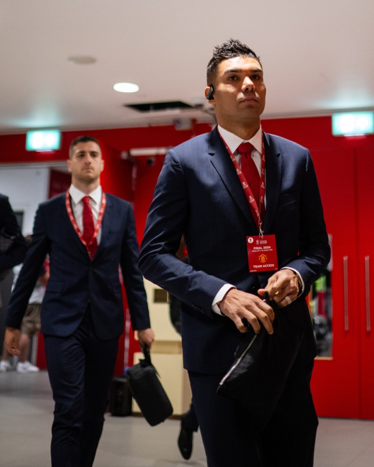 Casemiro has been forced out of the FA Cup final with a late injury