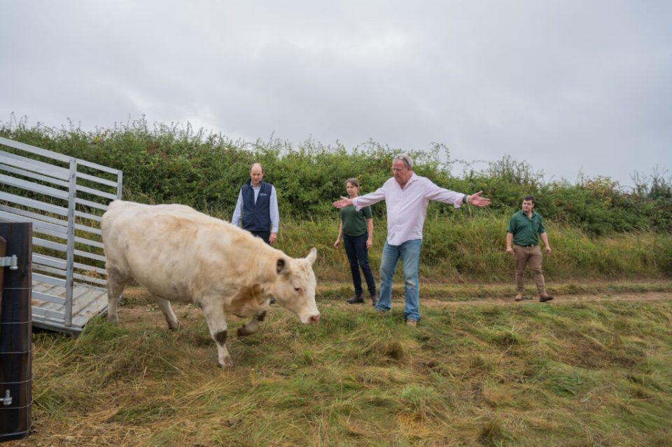 Jeremy Clarkson was visibly upset when he had to send his pet cow, Pepper, to the abattoir in the new series of Clarkson’s Farm