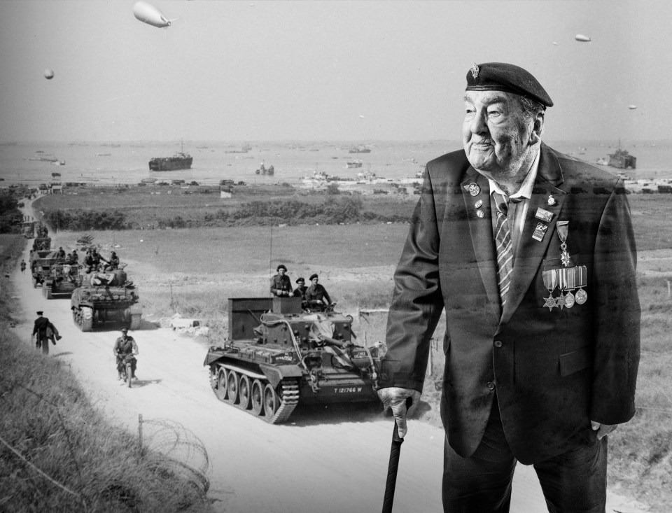 44 veterans are going back to Normandy to mark the anniversary of D-Day on Thursday, June 6 (pictured: Richard Aldred, 99)