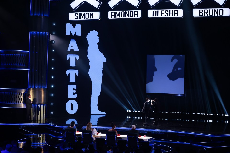 Matteo Fraziano performed in Tuesday's live semi final