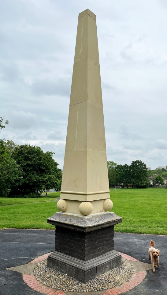 Residents in Bromley say the pillar 'looks like a penis'