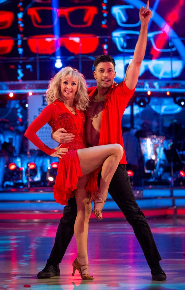 Debbie enjoyed her time with the Italian dancer