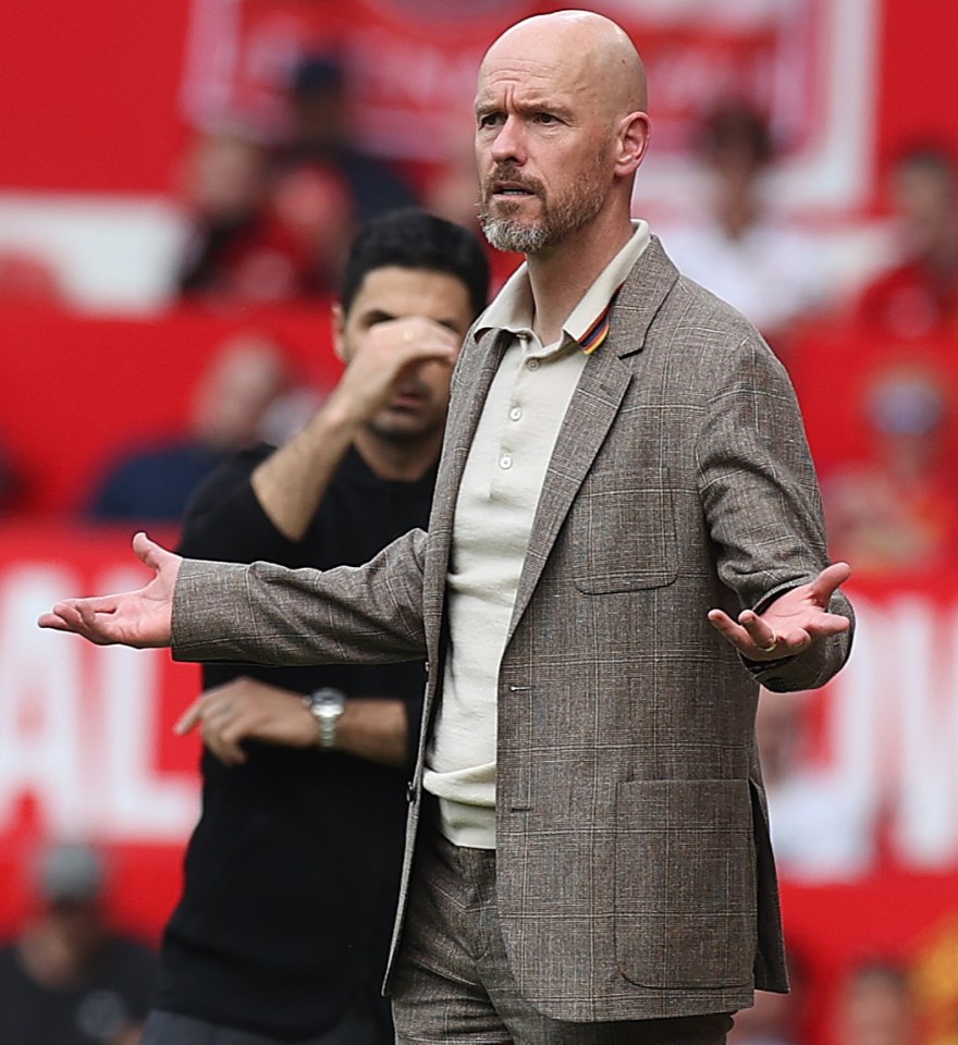 It was another disappointing afternoon for Man Utd boss Erik ten Hag