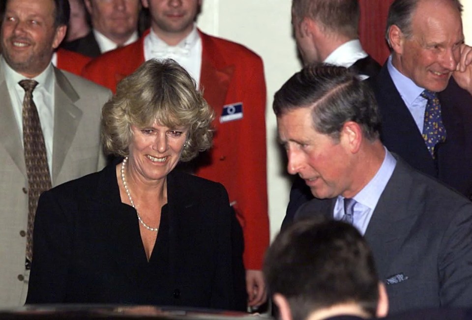 King Charles and Camilla leaving The Lyric Theatre