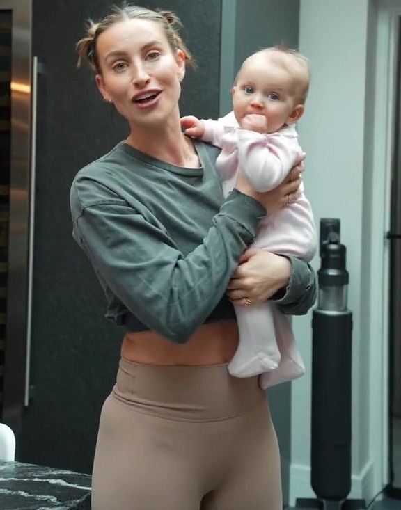 Ferne McCann took to TikTok to share a video documenting daughter Finty's favourite snacks