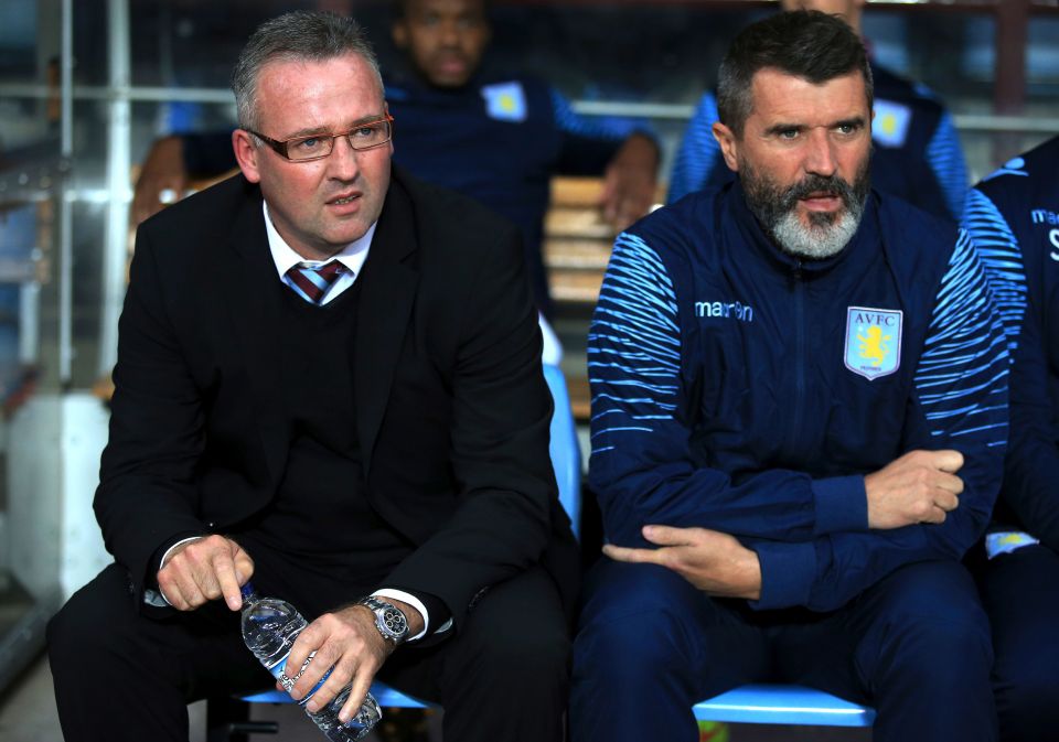 Lambert and Keane worked together at Aston Villa for four months