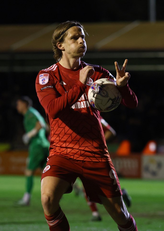 Crawley Town’s Danilo Orsi had no intention to become a professional footballer