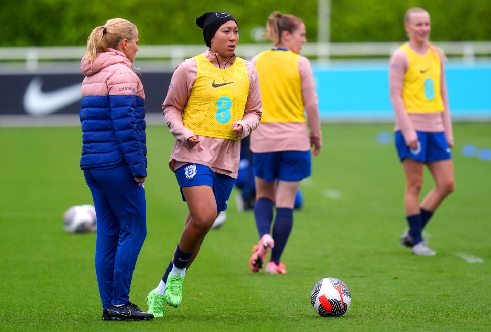 James’s team-mates will play France for the first time under Sarina Wiegman when they host Les Bleues at St James’s Park