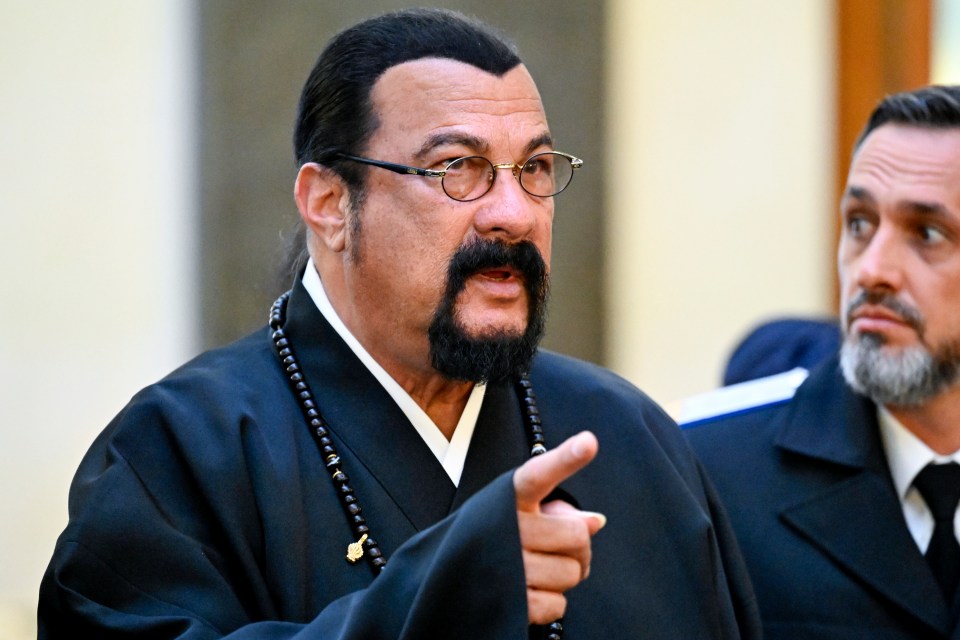 It is unpleasant to see Steven Seagal cosying up to Vladimir Putin in Russia