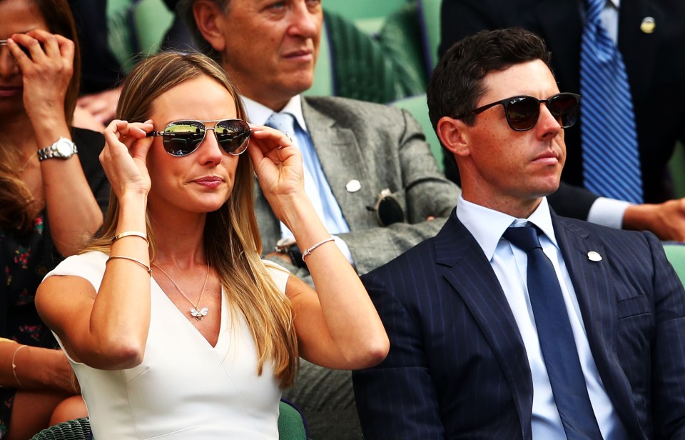 Erica and McIlroy enjoyed a low-profile relationship