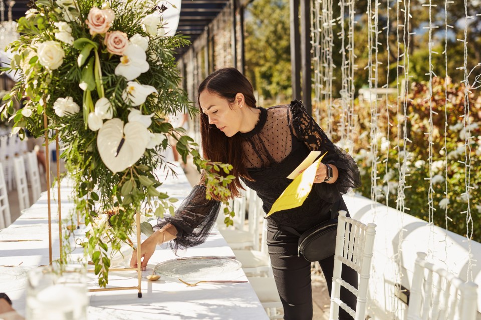 Floral designs hanging from the ceiling are a waste of money