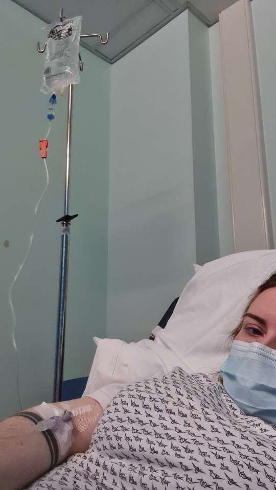 Doctors allegedly told Katie she was having a 'panic attack', but she knew deep down it was something else