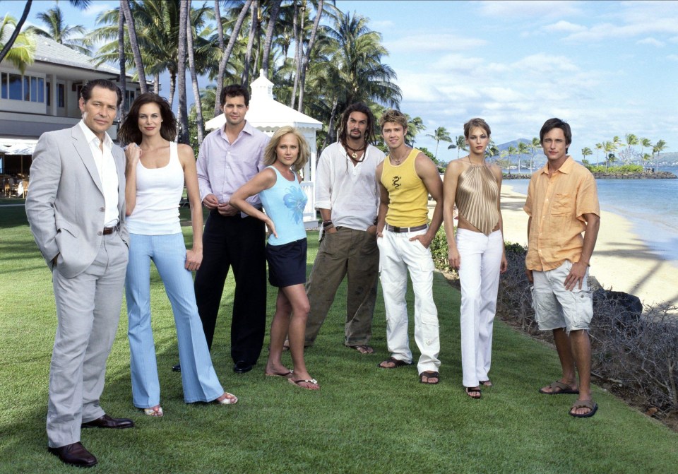 The ageless actress acted alongside Aquaman actor Jason Momoa (centre) from 2004 to 2005 in