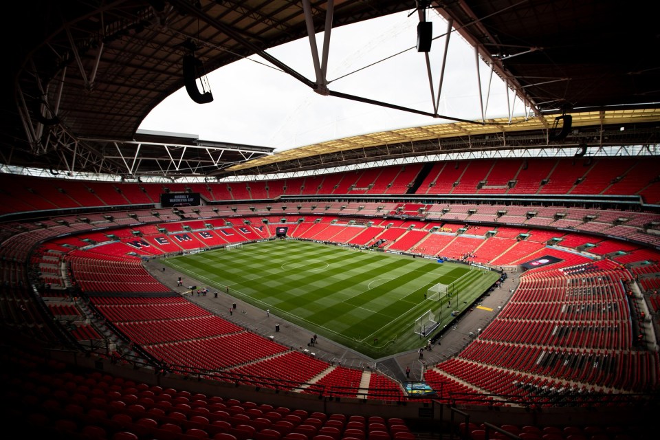 Wembley Stadium lacks a lot of the special amenities of the California ground including the suites