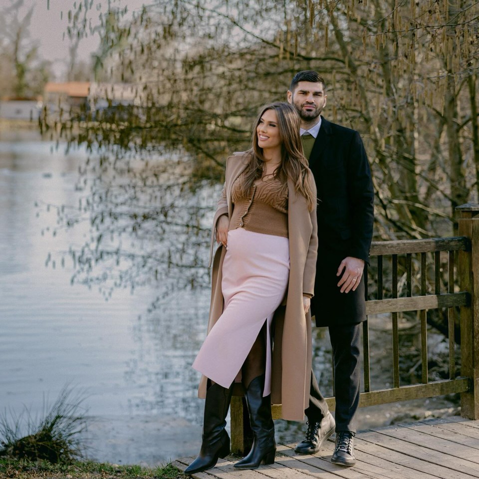 Filip Hrgovic and his stunning wife Marinela Caja