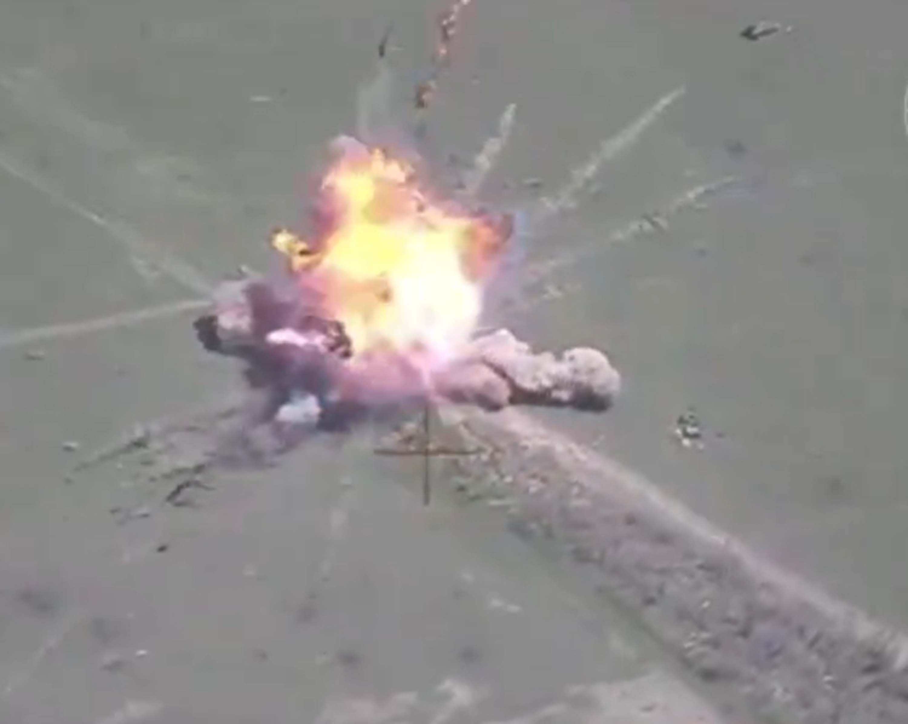 Ukraine released footage showing its forces blitzing Russian tanks