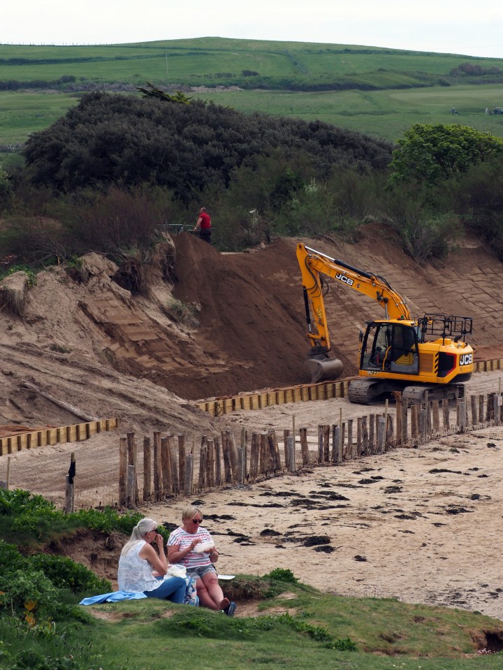 Major works is now being carried out to add a pool, yoga studio and a kitchen to the property