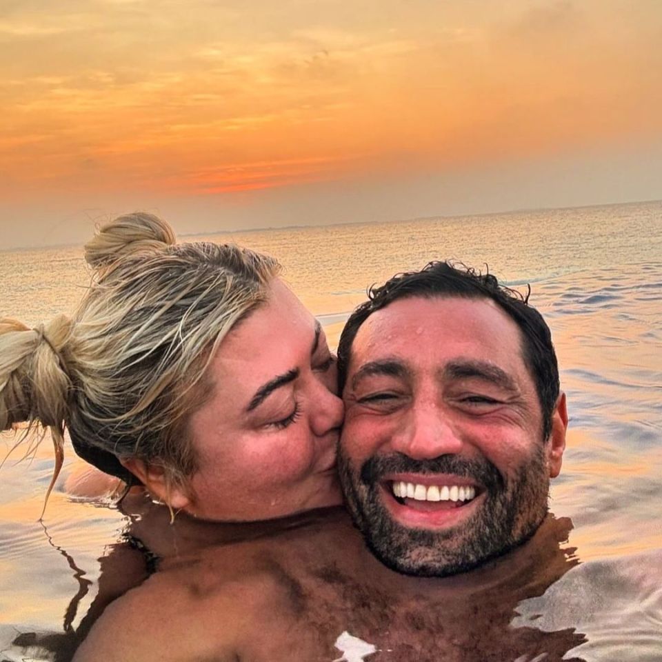 Gemma Collins shared a loved-up snap with fiancé Rami Hawash