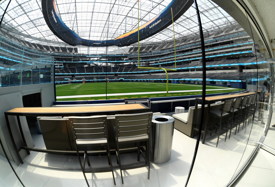 Guests can feel right at home in the stadium even with the roaring noise of an NFL ground in the background