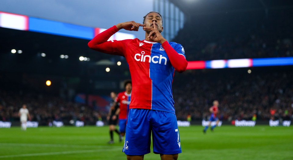 Michael Olise scored twice on a memorable night for Palace