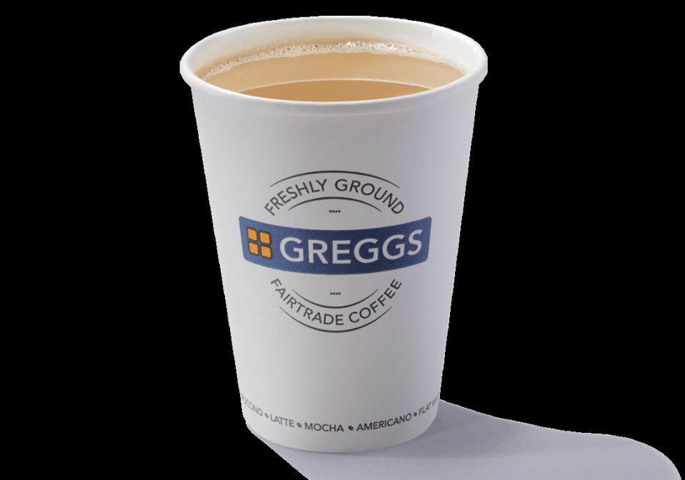 You can't go wrong with a classic cuppa from Greggs - even when you're trying to lose weight