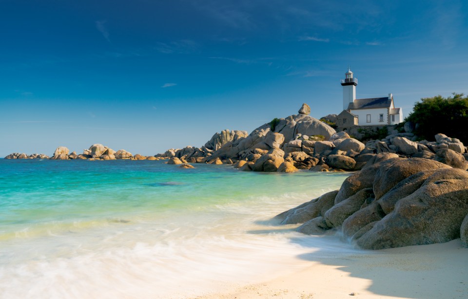 The delightful 150-year-old Pontusval Lighthouse