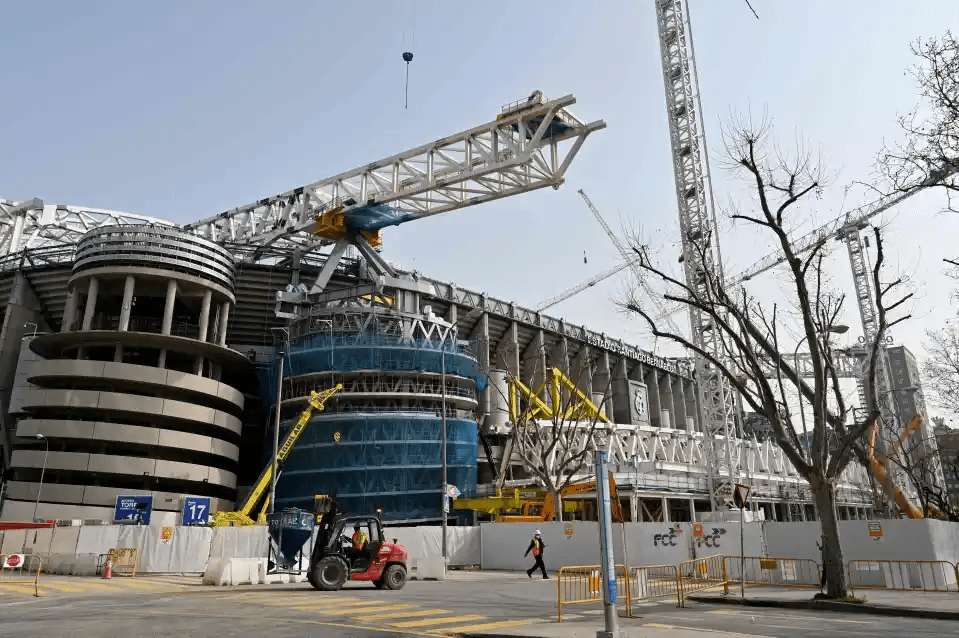 The Bernabeu has been under renovation for years