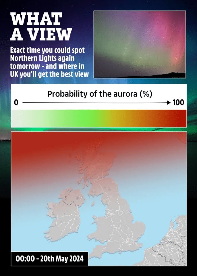 Scotland and Northern Ireland are the best places to see the aurora