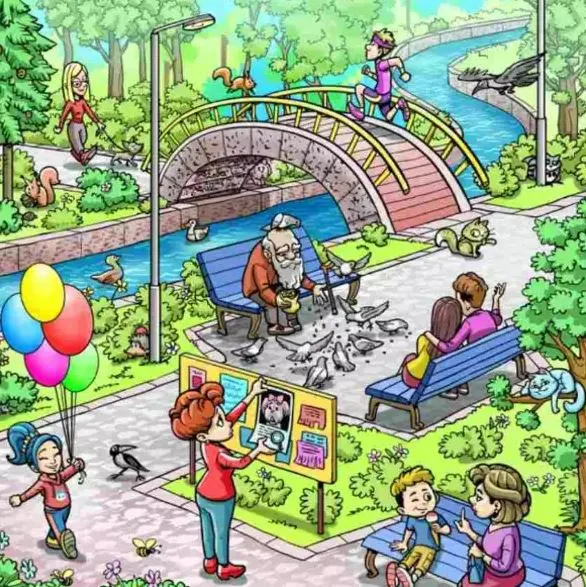 Can you spot the missing puppy in this scene?