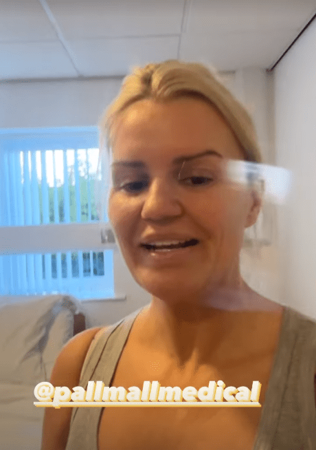 Kerry Katona revealed she is going under the knife again today