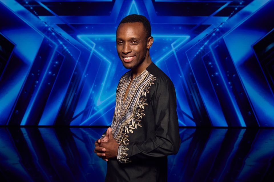 BGT finalist Innocent Masku was born in South Africa but lives in London, he has been part of the English National Opera